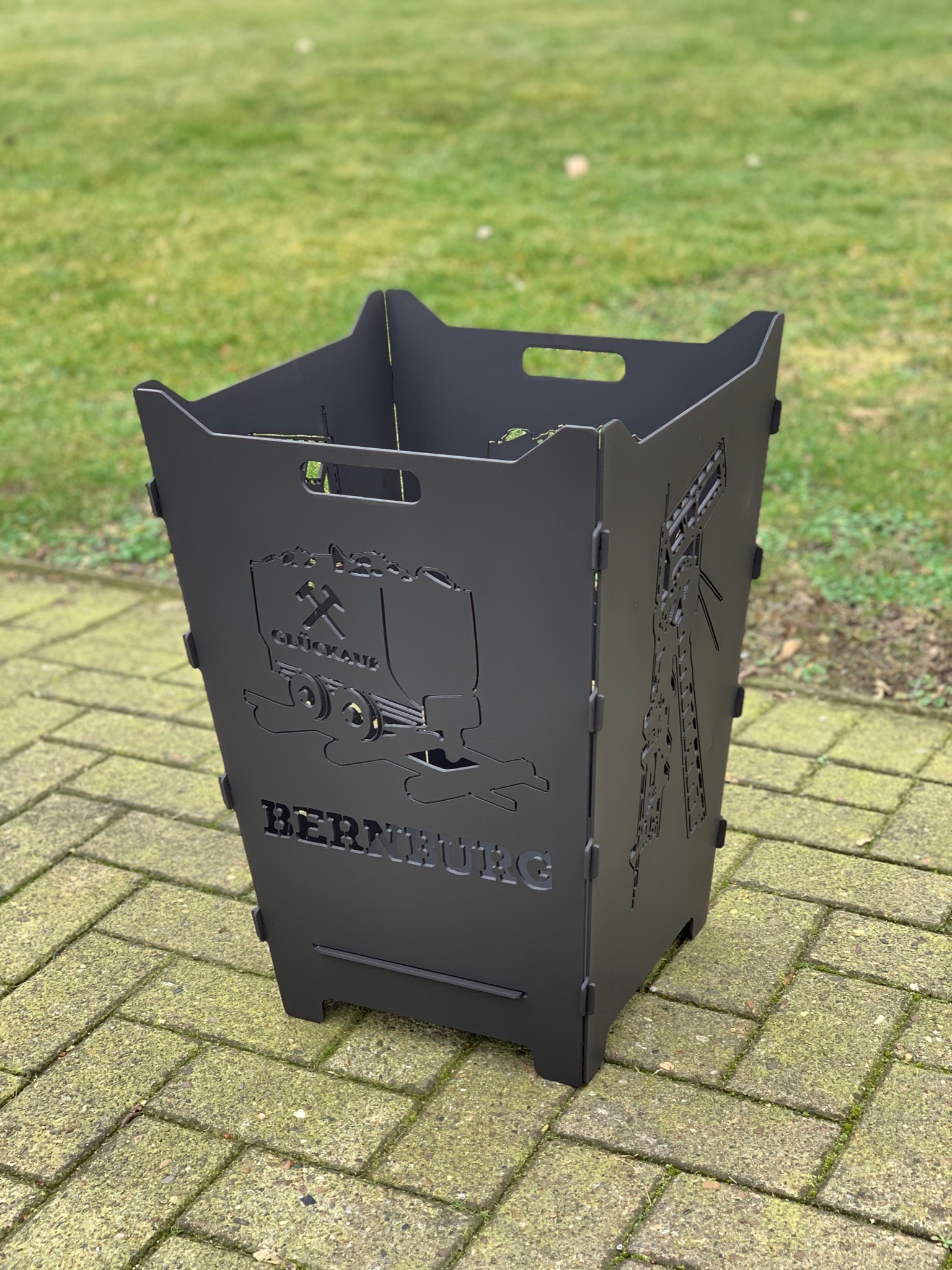 Feuerkorb Feuertonne Berneburg Bergbau Ruhrpott Foerdertum Schacht