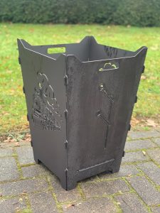 Feuerkorb Feuertonne Eisenbahn Zug Dampflokomotive Signal