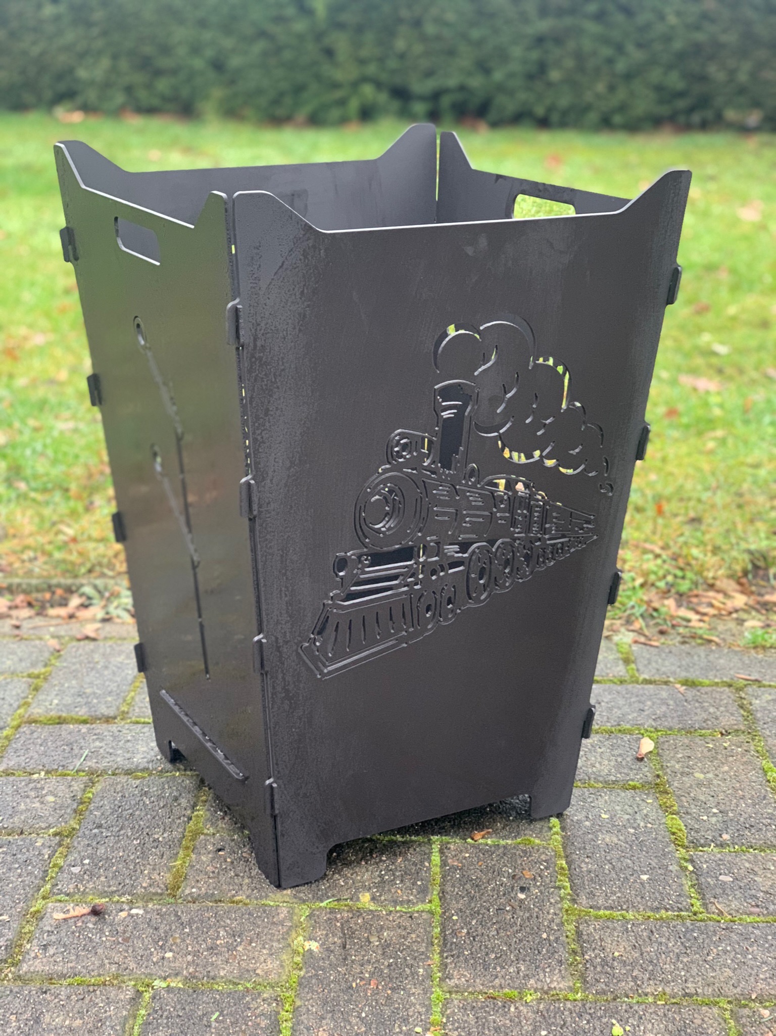 Feuerkorb Feuertonne Eisenbahn Zug Dampflokomotive