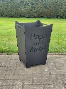 Feuerkorb Feuertonne Geschenk Papa ist der Beste