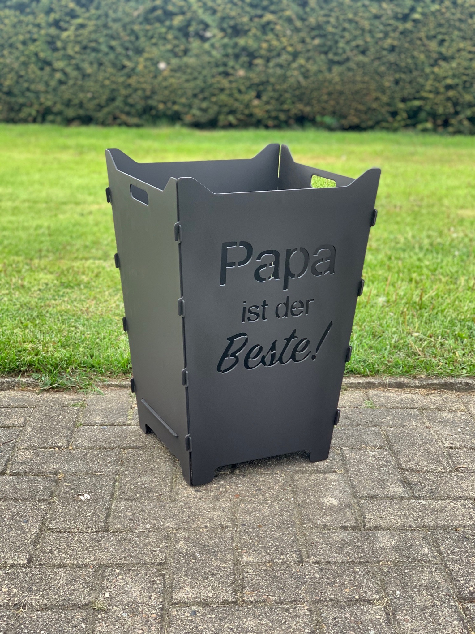 Feuerkorb Feuertonne Geschenk Papa ist der Beste