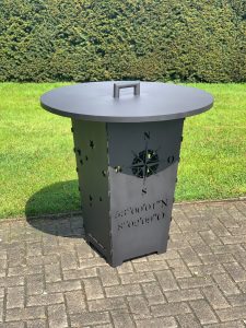 Feuerkorb Feuertonne Grillplatte Abdeckung