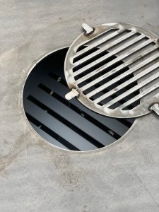 Feuerkorb Feuertonne Grillplatte Einheangeroste Einlegering