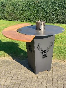 Feuerkorb Feuertonne Grillplatte Wokaufsatz Einstecktisch