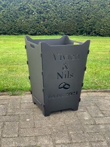 Feuerkorb Feuertonne Hochzeit Trauung Ringe