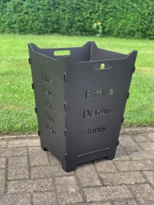 Feuerkorb Feuertonne Kind Kindergarten Namen Gruppe