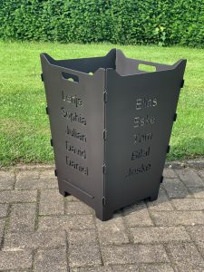 Feuerkorb Feuertonne Kind Kindergarten Namen Gruppe1