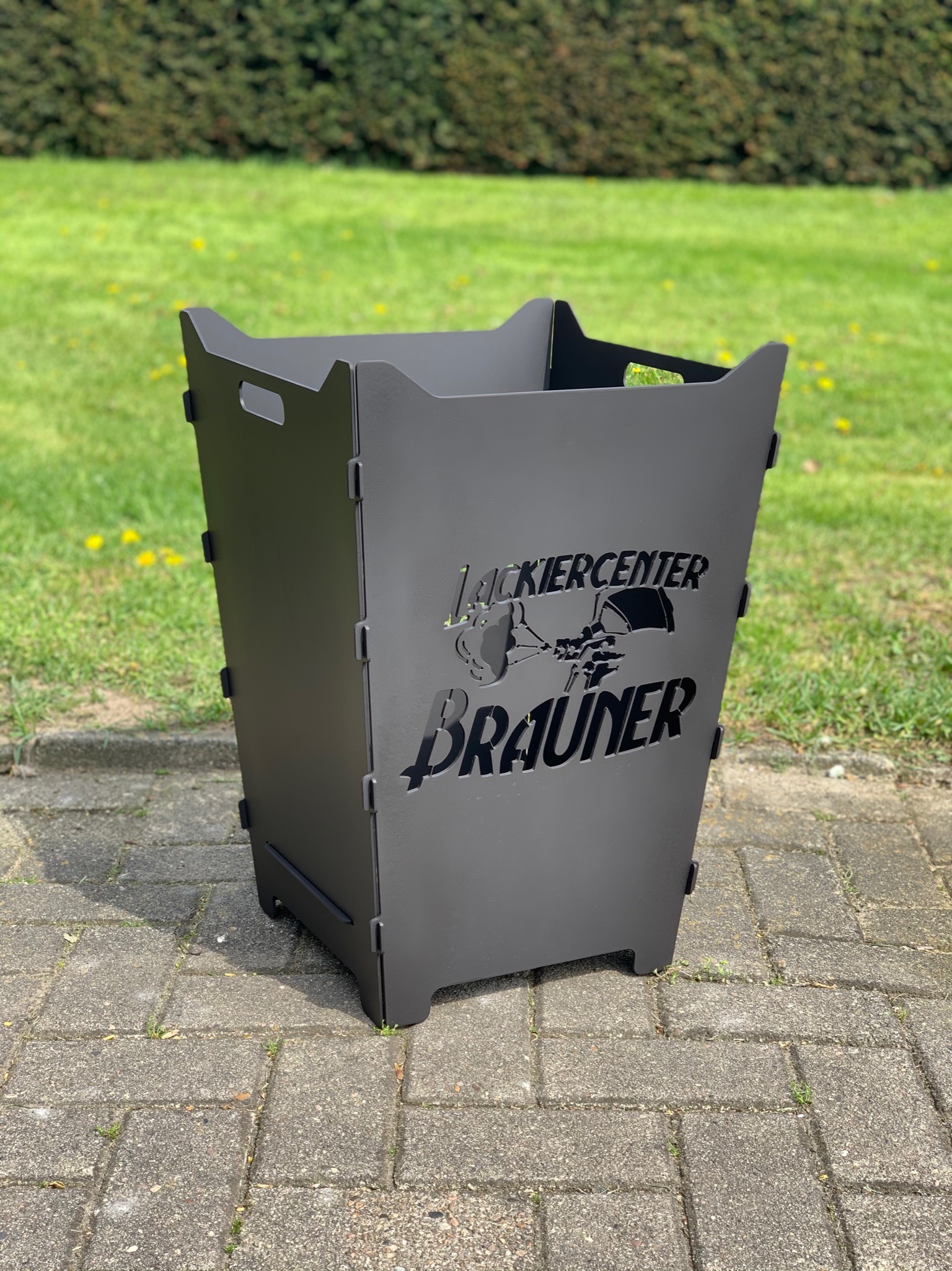 Feuerkorb Feuertonne Lackiercenter Brauner