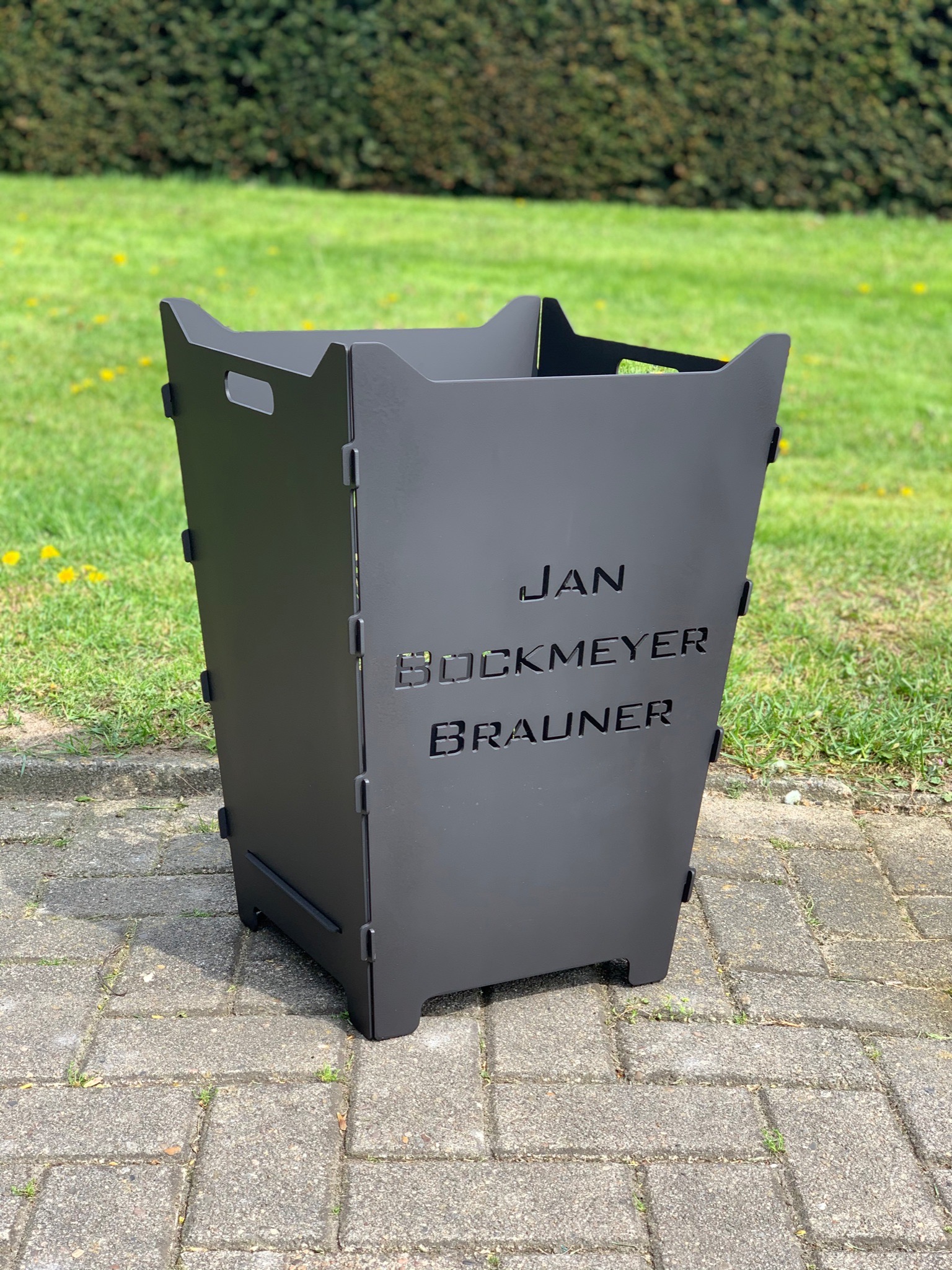 Feuerkorb Feuertonne Lackiercenter Brauner1