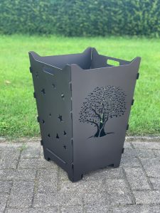 Feuerkorb Feuertonne Lebensbaum Stammbaum Sterne
