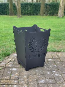Feuerkorb Feuertonne Lorbeerkranz 25 Jahre Jubileaum