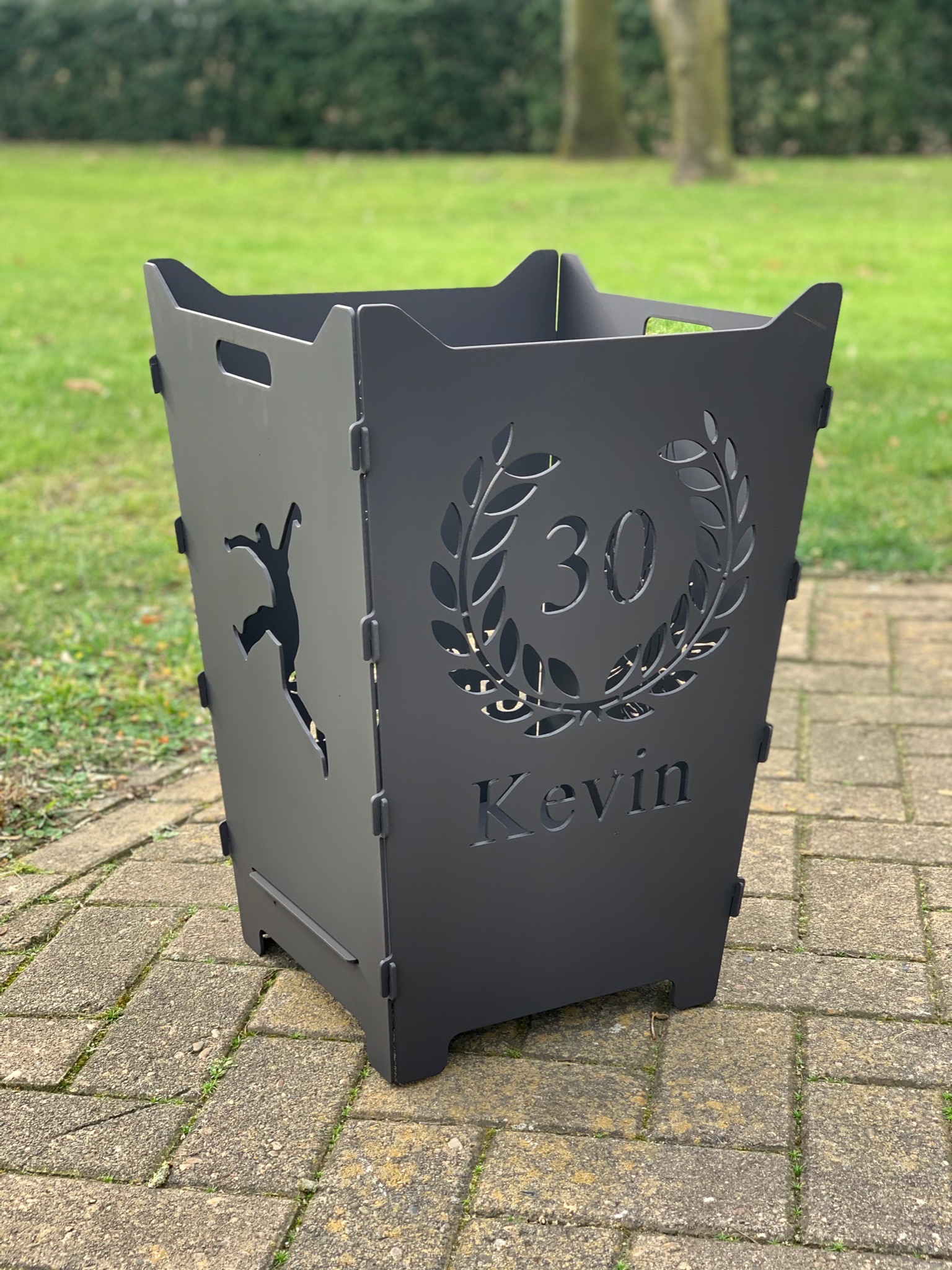 Feuerkorb Feuertonne Lorbeerkranz Geburtstag 30 Kevin Handball