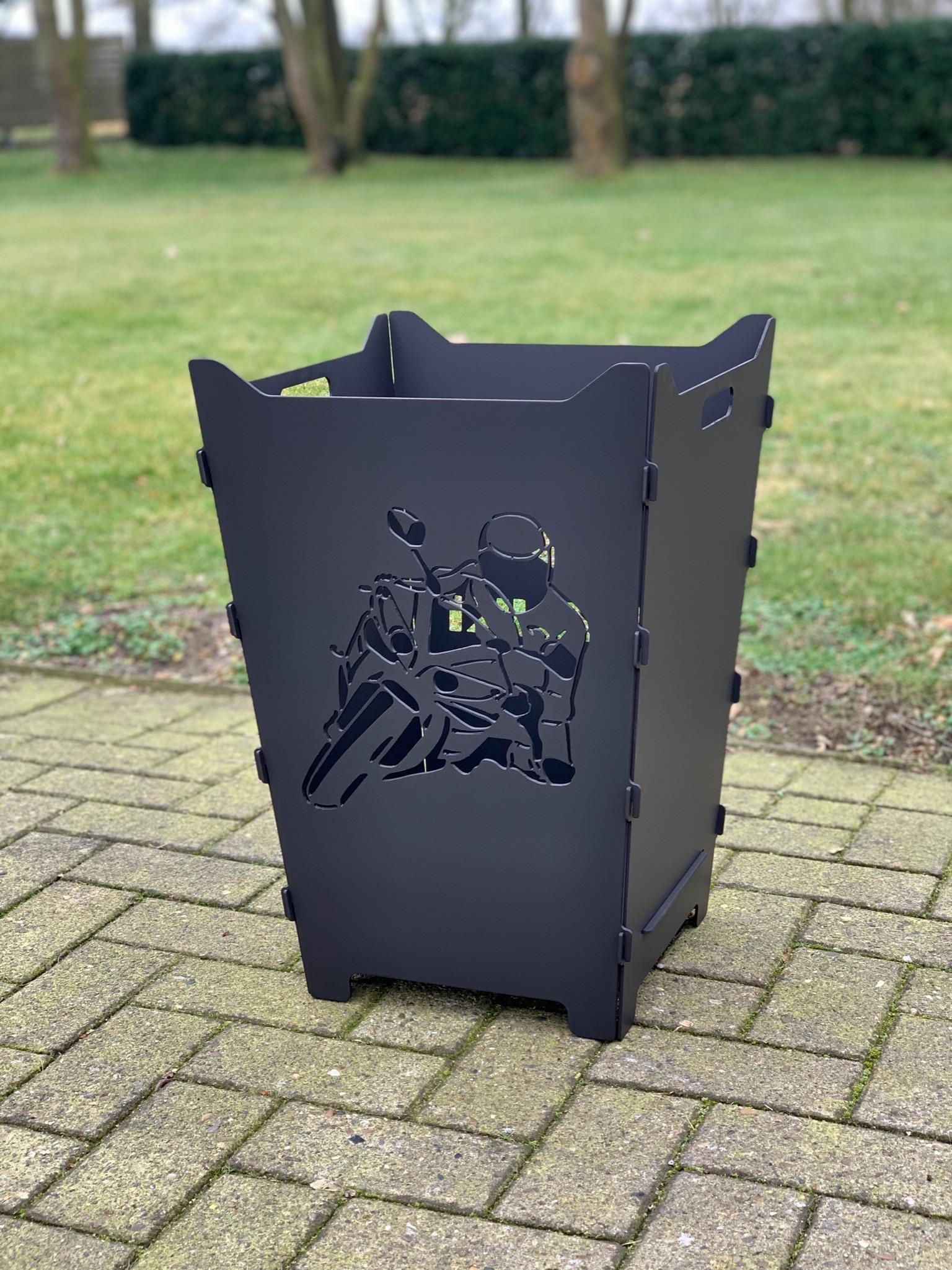 Feuerkorb Feuertonne Motorrad Suzuki