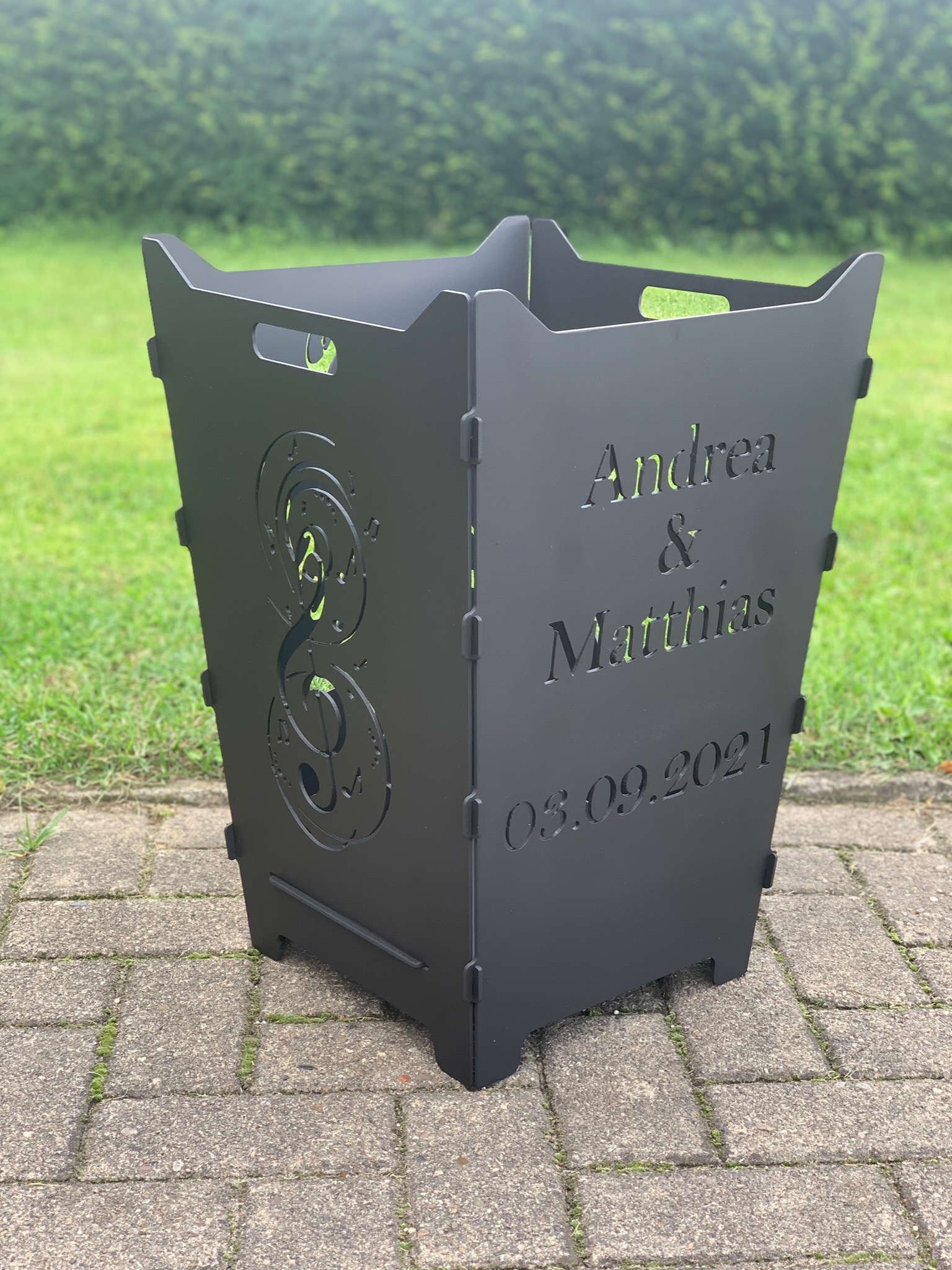 Feuerkorb Feuertonne Musik Musikverein