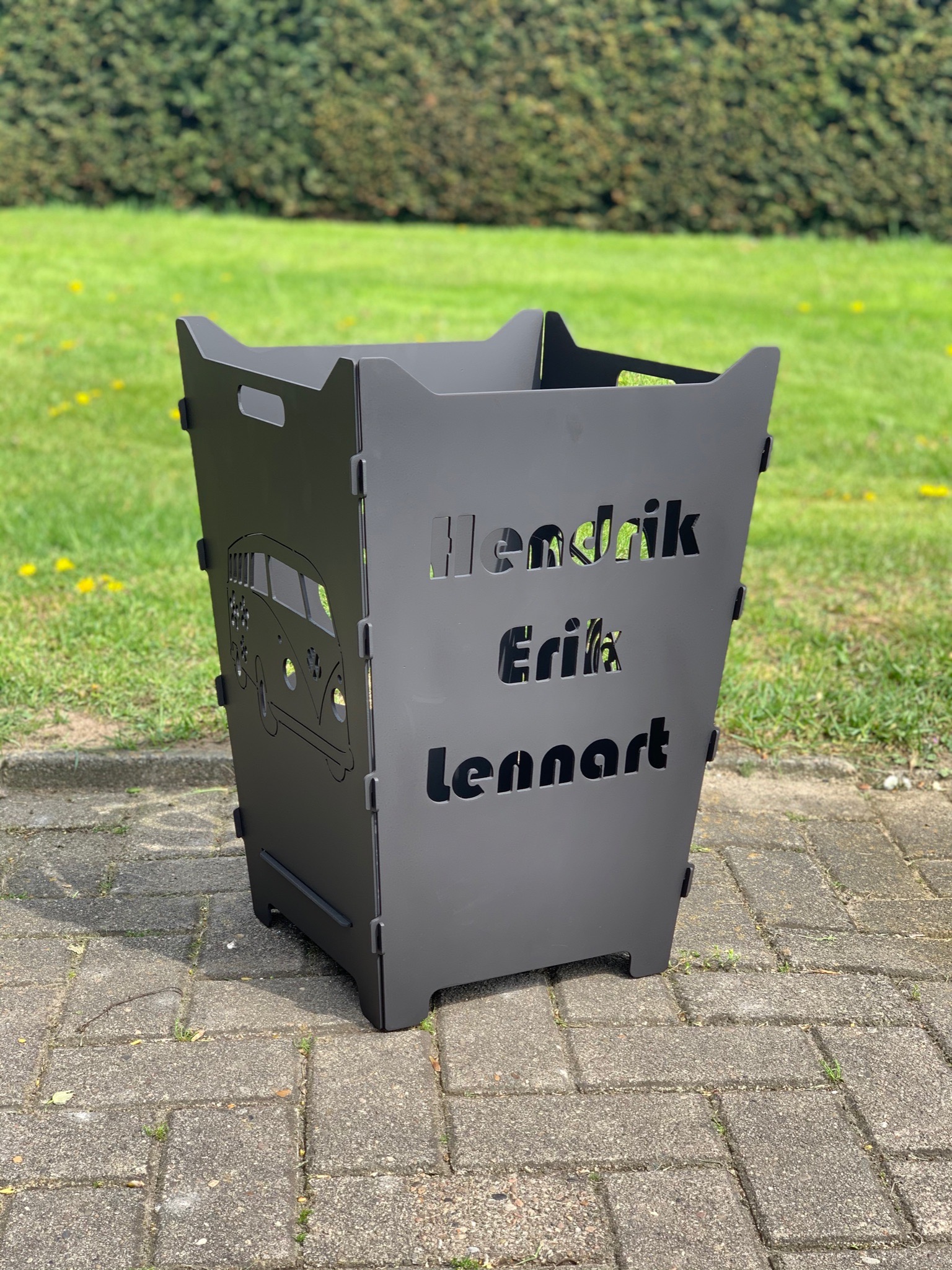 Feuerkorb Feuertonne Namen Kinder Bulli