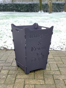 Feuerkorb Feuertonne Paar Trecker