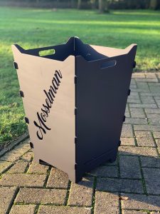 Feuerkorb Feuertonne Schreibschrift Familienname