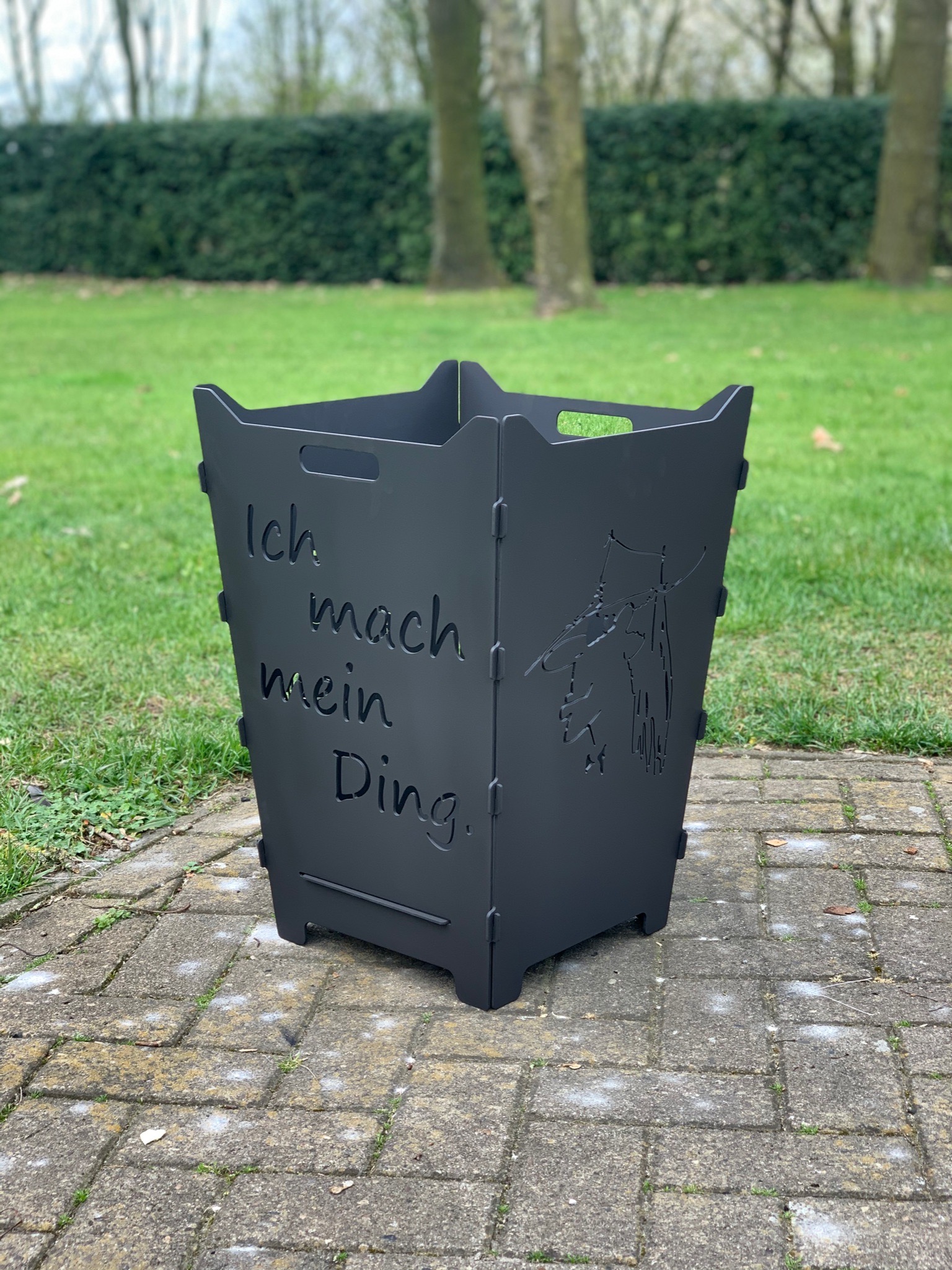 Feuerkorb Feuertonne Udo Lindenberg Ich mach mein Ding