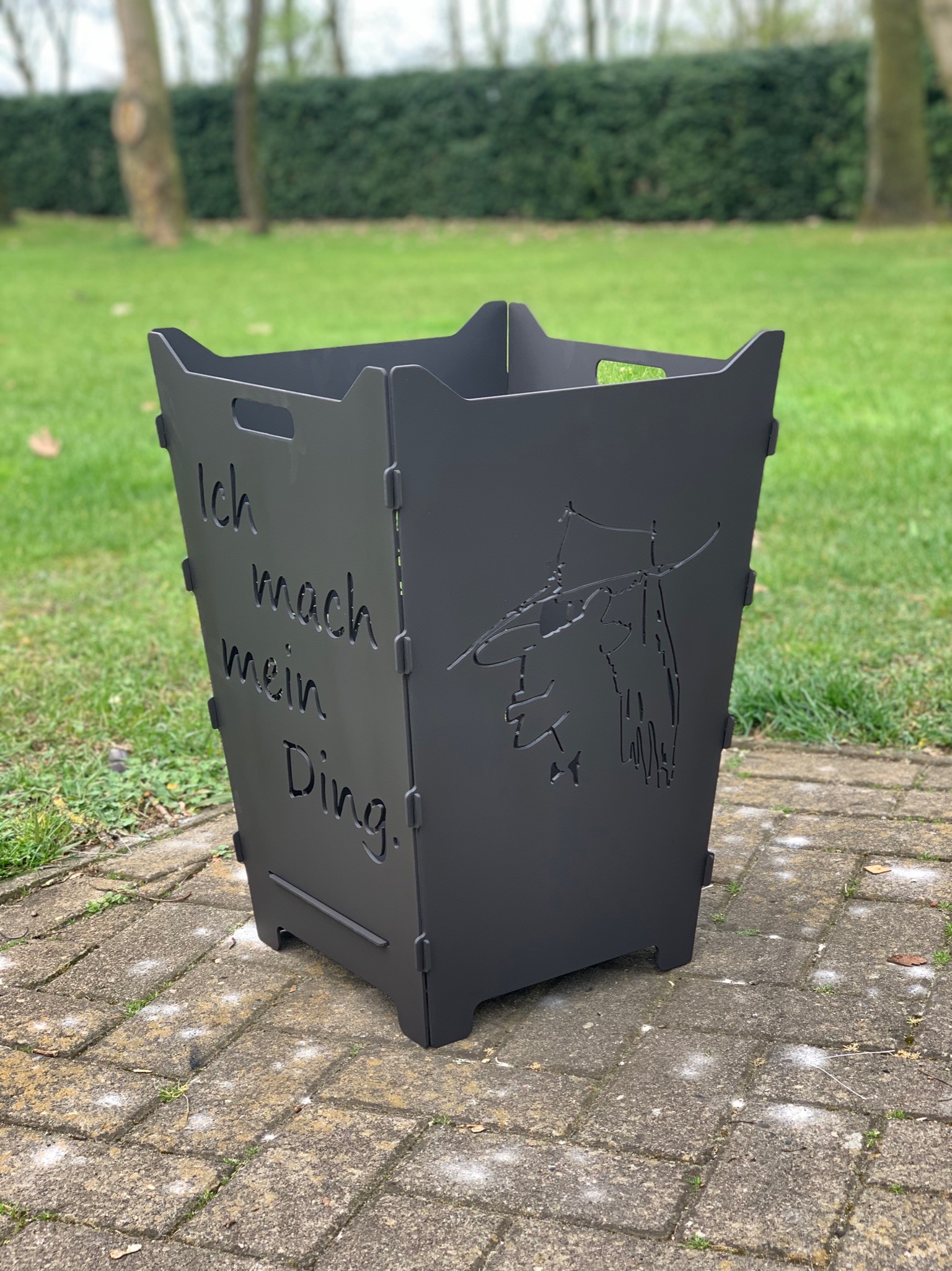 Feuerkorb Feuertonne Udo Lindenberg Ich mach mein Ding1