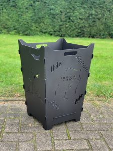 Feuerkorb Feuertonne Umriss Karte Oldenburg