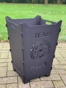 Feuerkorb Feuertonne Vermessungspunkt