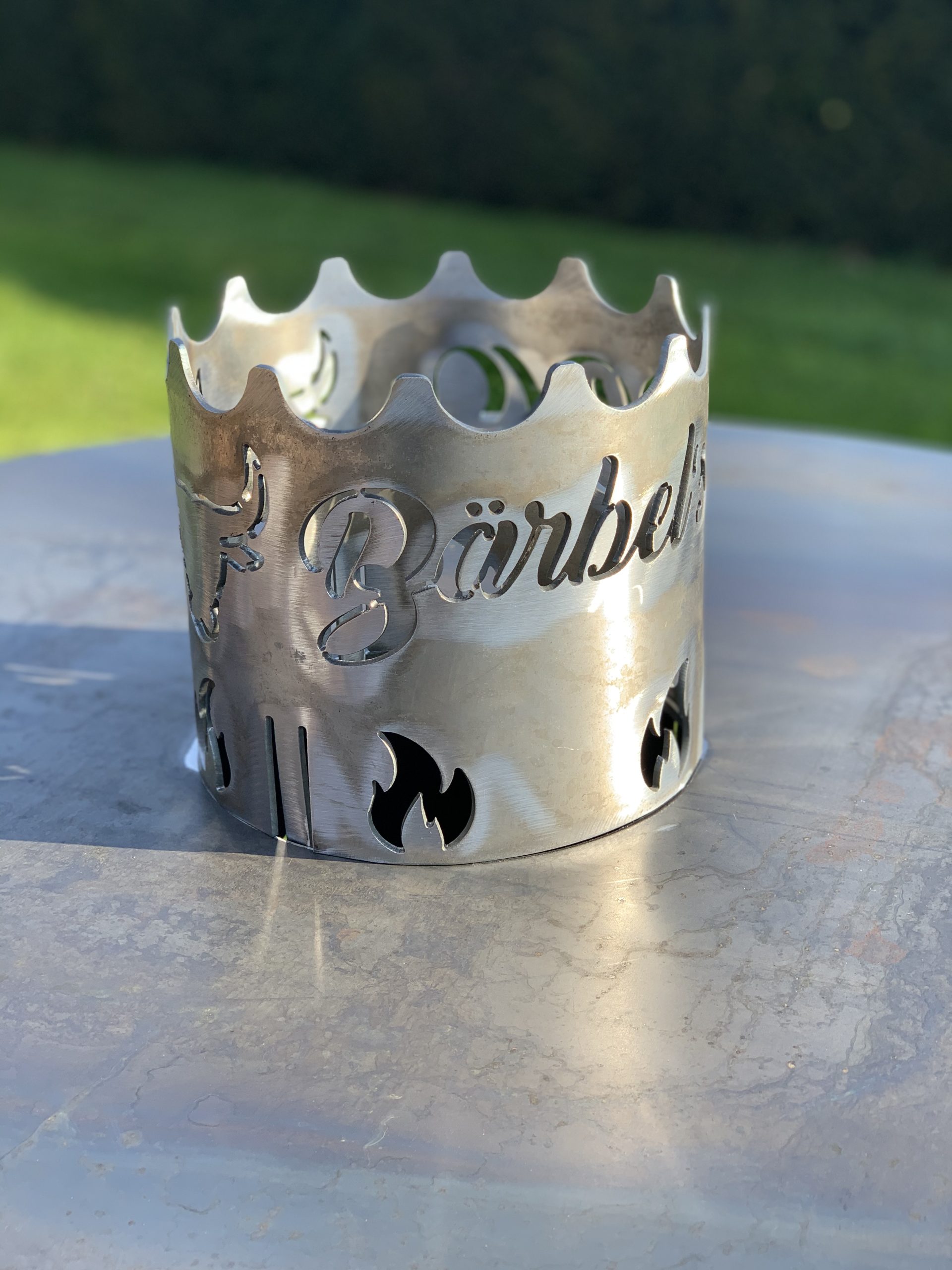 Feuerkorb Feuertonne Wokaufsatz Bearbels BBQ