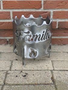 Feuerkorb Feuertonne Wokaufsatz Familie