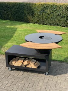 Feuertisch Feuerstelle Grillplatte Plancha1