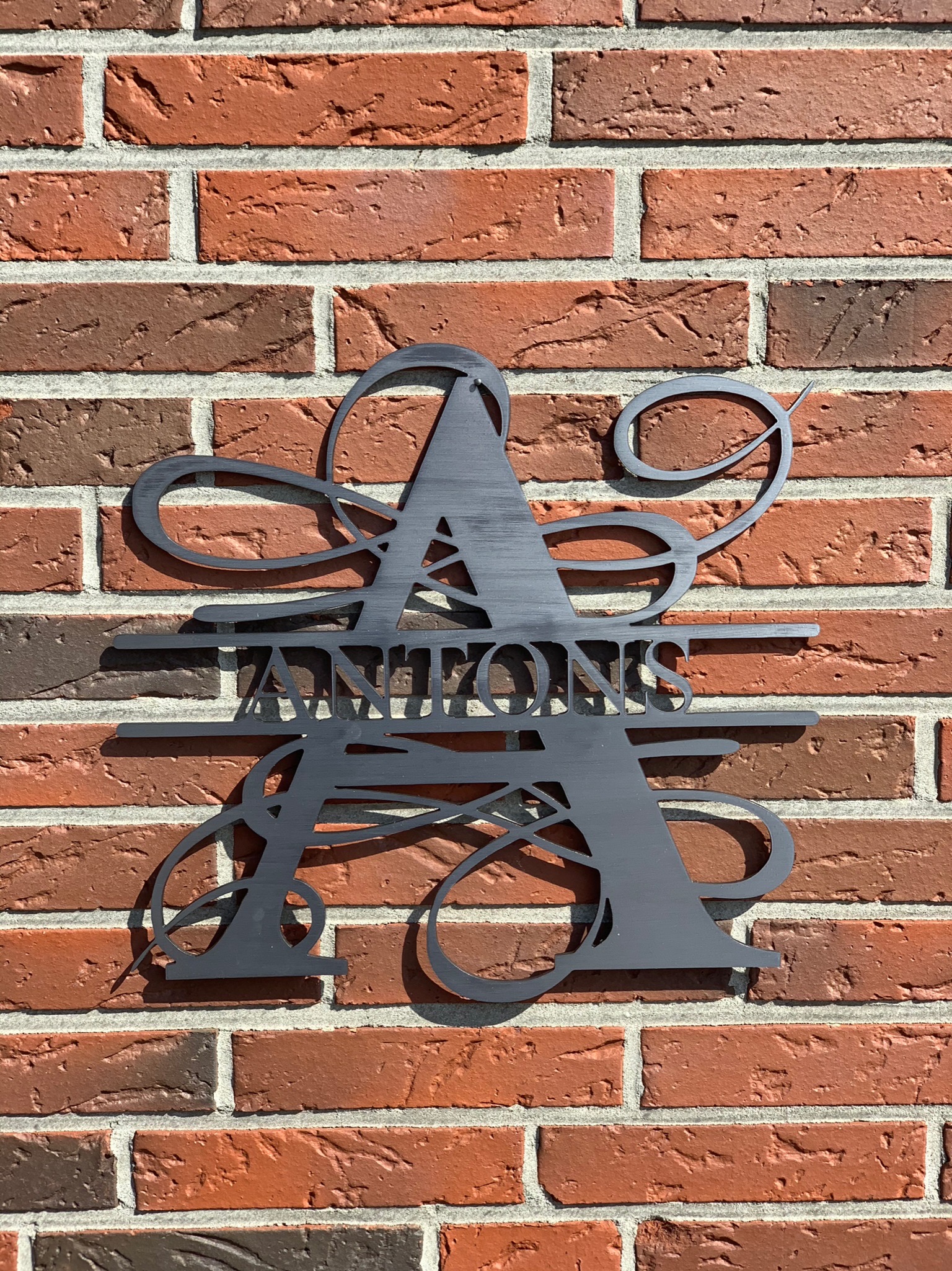 Monogramm Schriftzug Antons