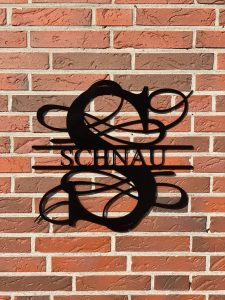 Monogramm Schriftzug Schnau