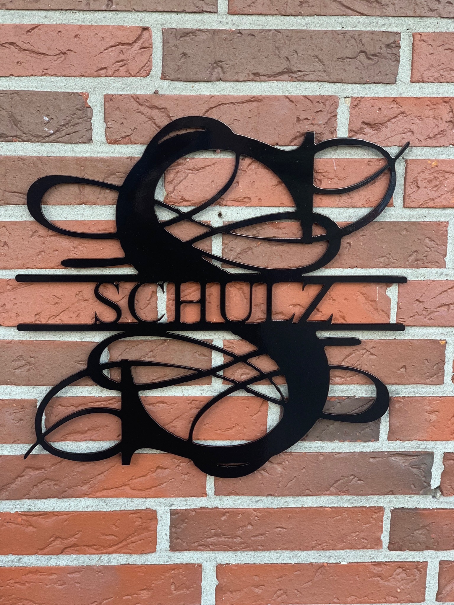 Monogramm Schriftzug Schulz