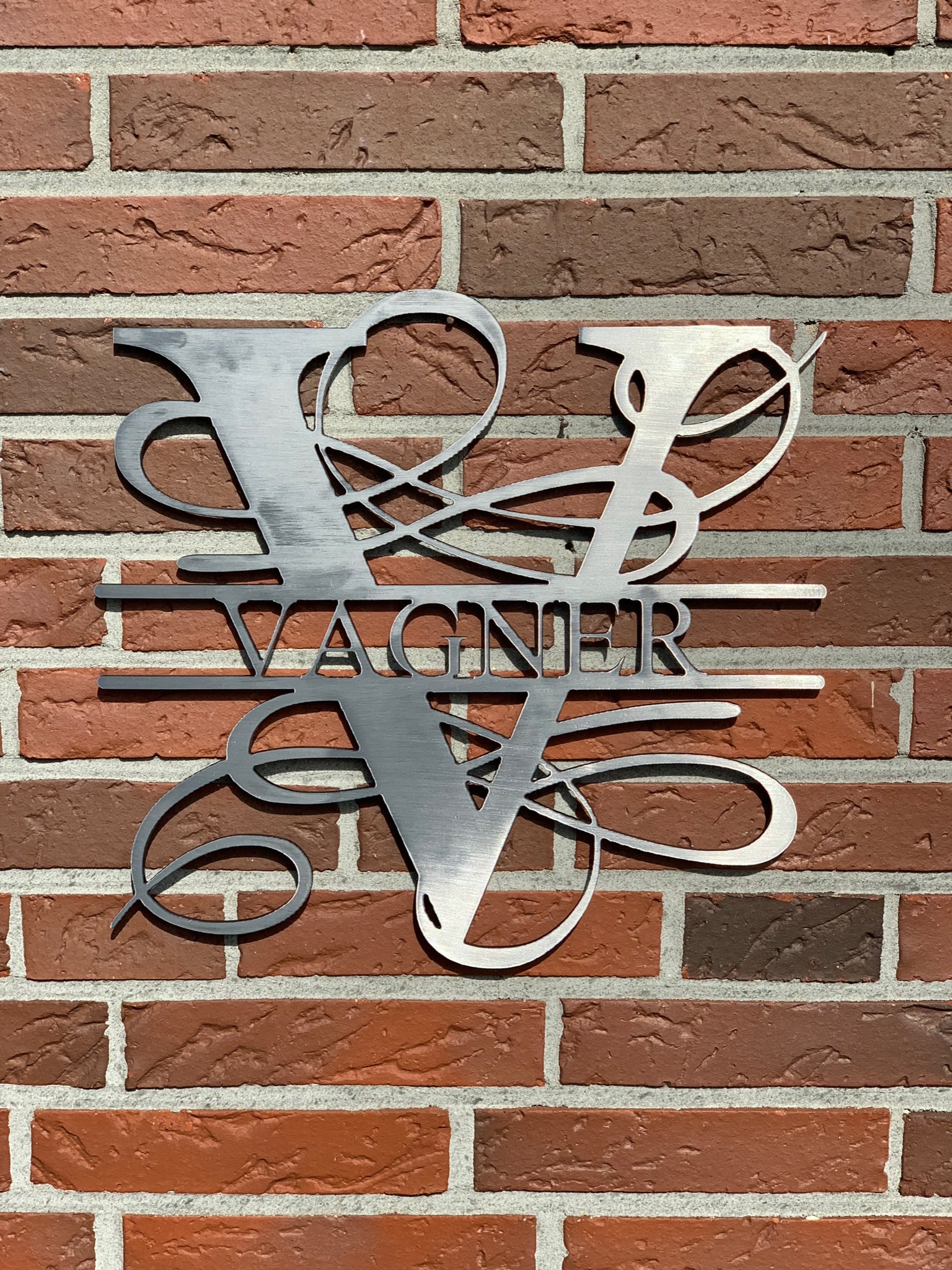 Monogramm Schriftzug Vagner