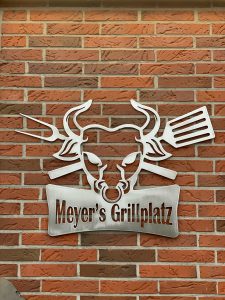 Schild Meyers Grillplatz