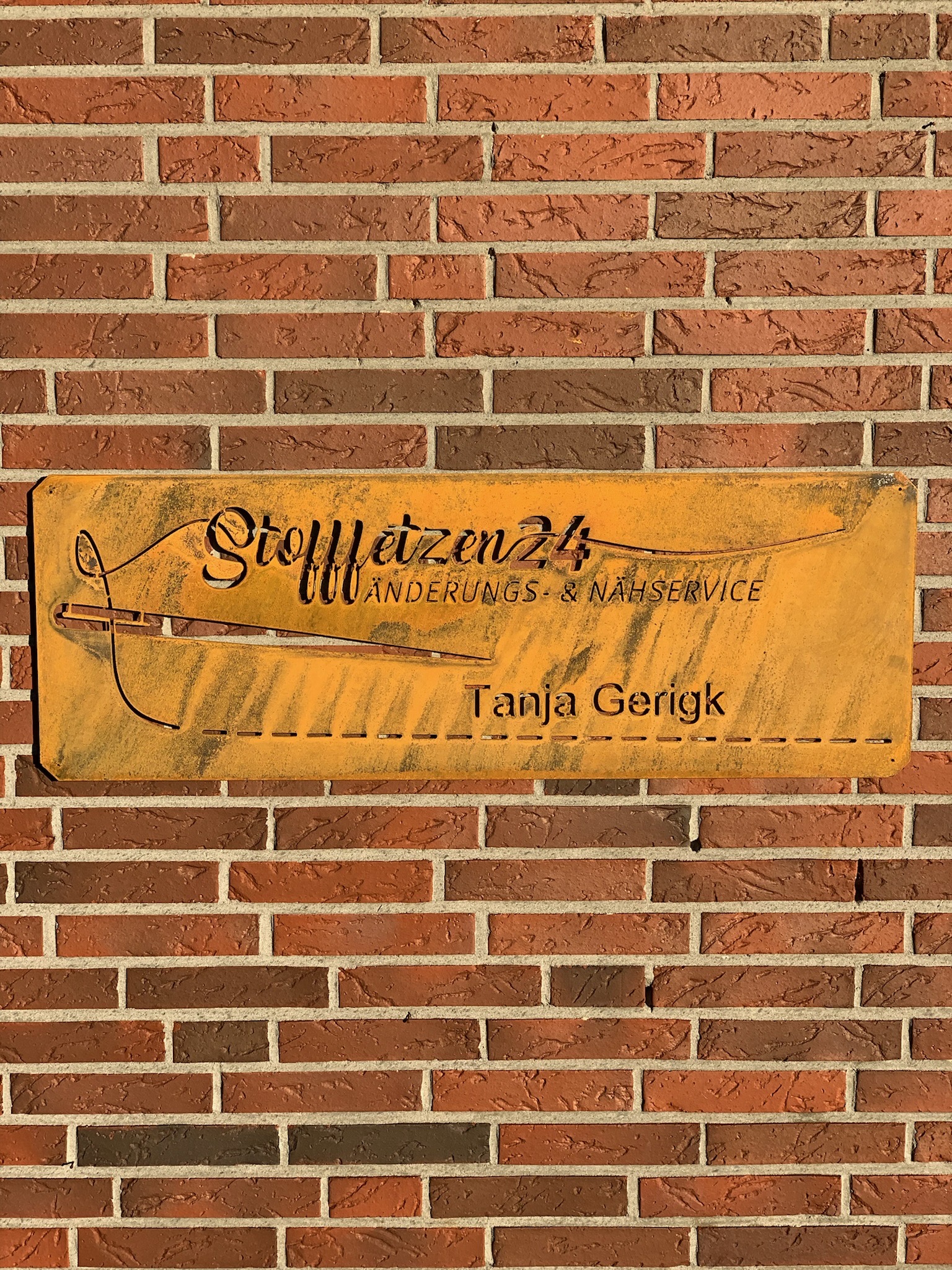 Schild Stofffetzen24