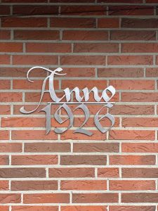 Schriftzug Anno Haus