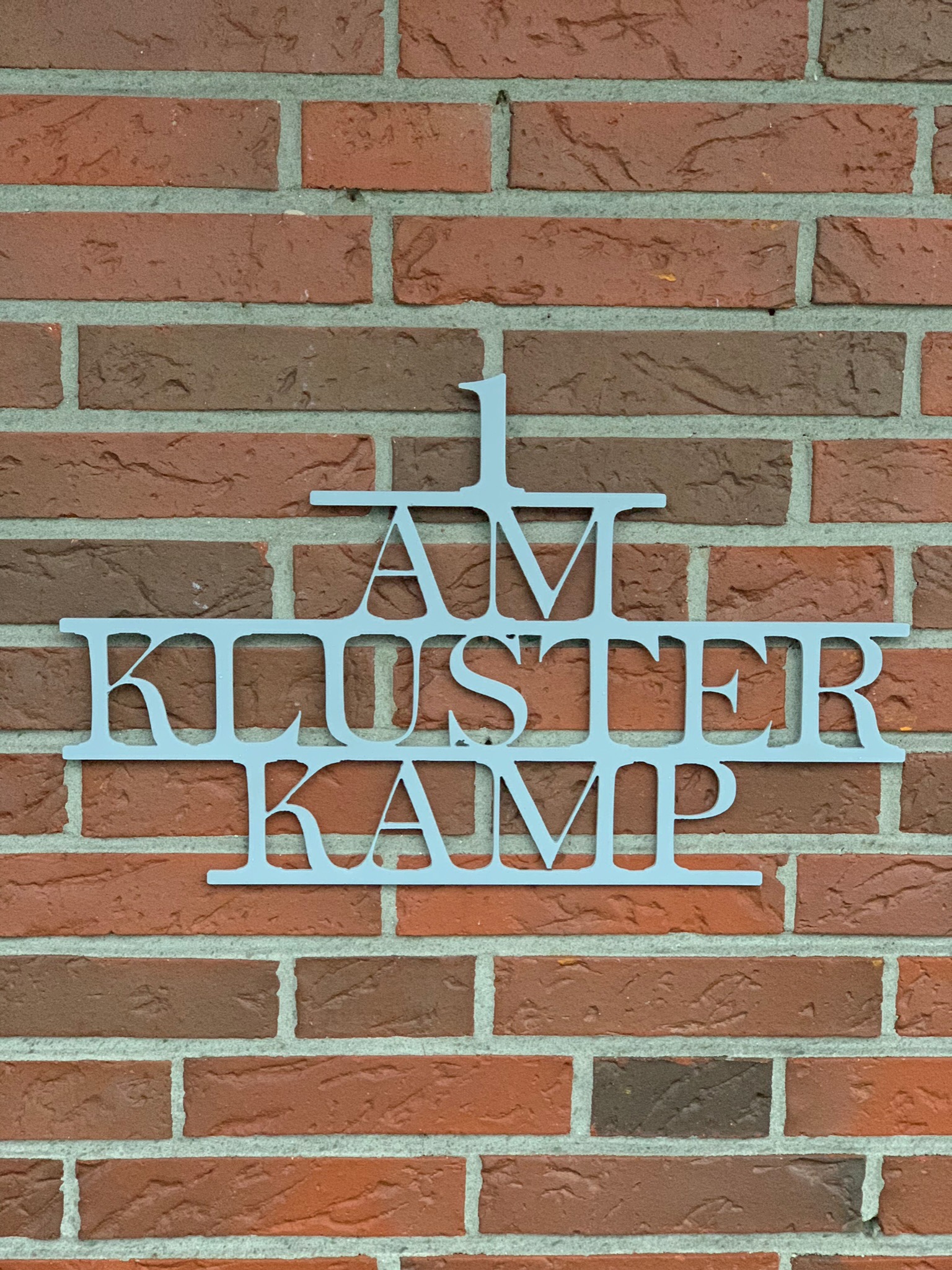 Schriftzug Edelstahl Hausnummer