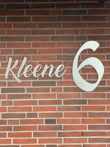 Schriftzug Edelstahl Kleene 6