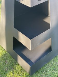 Terrassenofen Feuerstelle Feuertonne Brennkammer 1