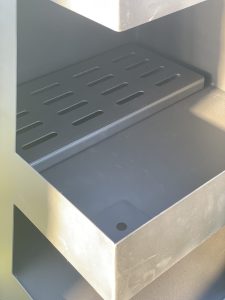 Terrassenofen Feuerstelle Feuertonne Brennkammer