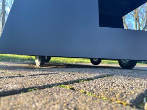 Terrassenofen Feuerstelle Feuertonne Rollen