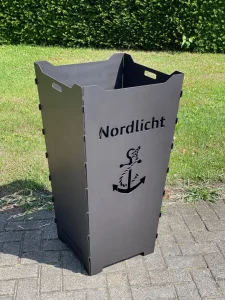 Feuerkorb-Feuertonne-Anker-Nordlicht