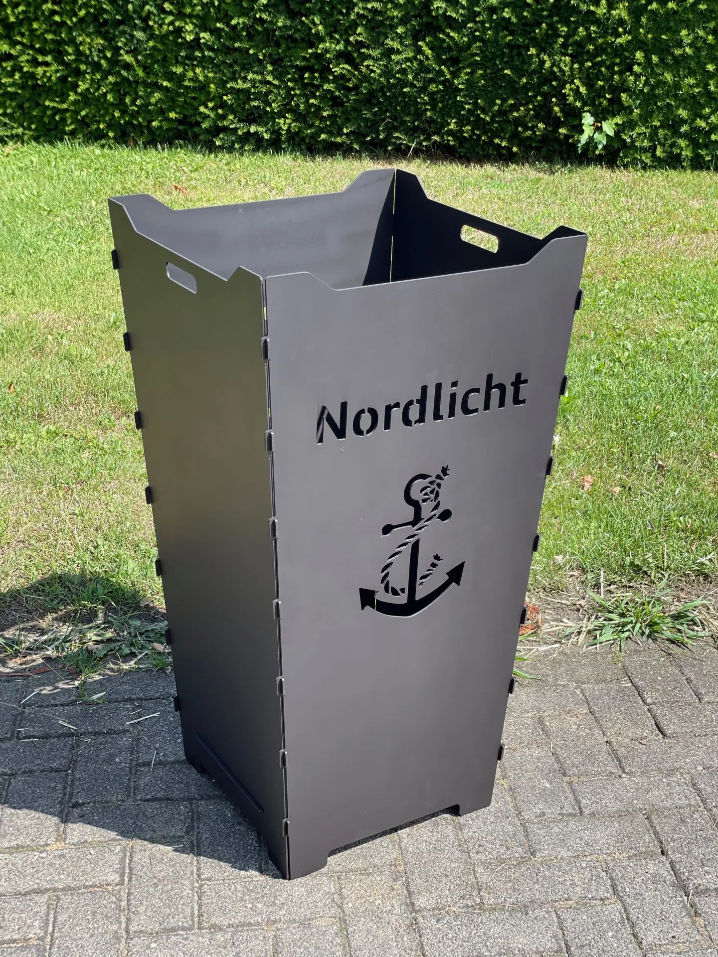 Feuerkorb-Feuertonne-Anker-Nordlicht