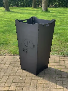 Feuerkorb-Feuertonne-Deutsch-Kurzhaar-Haustier-Hund1