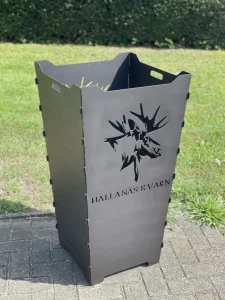 Feuerkorb-Feuertonne-Elch-Elchkopf