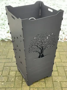 Feuerkorb-Feuertonne-Lebensbaum-Stammbaum-Familie-Sterne2