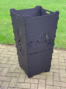 Feuerkorb-Feuertonne-Motorrad-Harley-Davidson