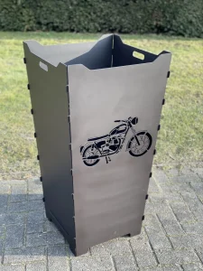 Feuerkorb-Feuertonne-Motorrad-Moped-Simson