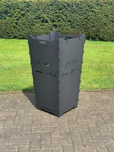 Feuerkorb-Feuertonne-Silberhochzeit-Vornamen-Geschenk